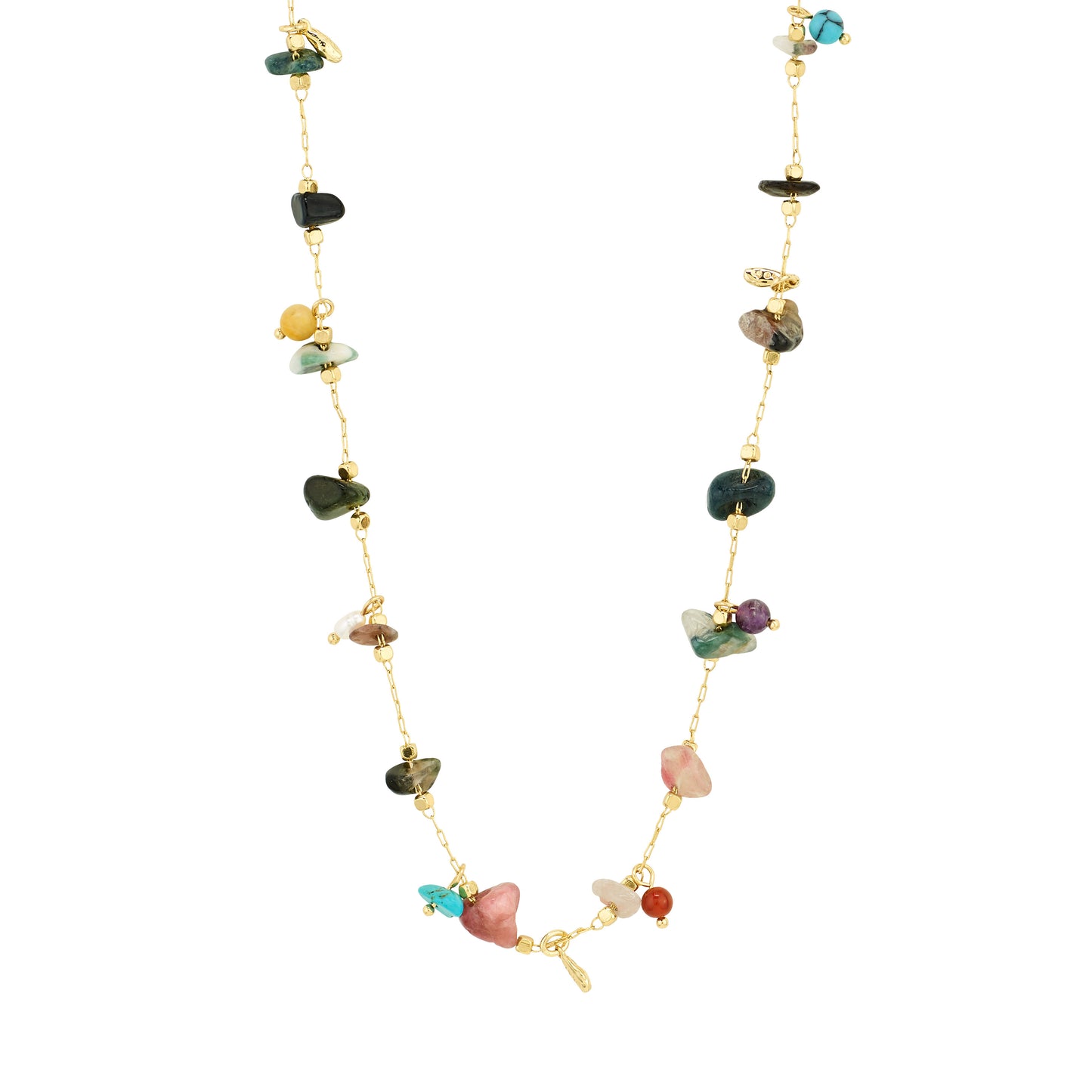 HERE necklace gold-plated/multi