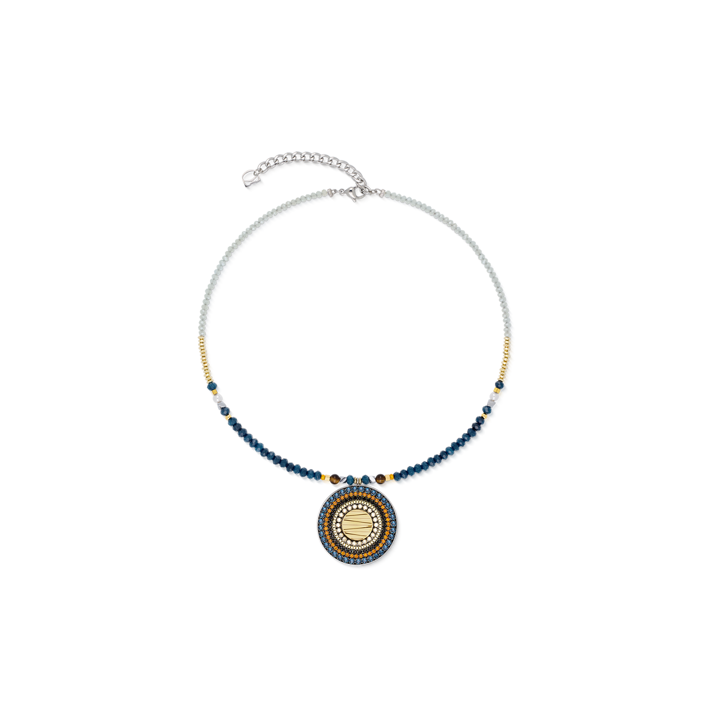 Necklace Amulet Modern Future Motion bicolour