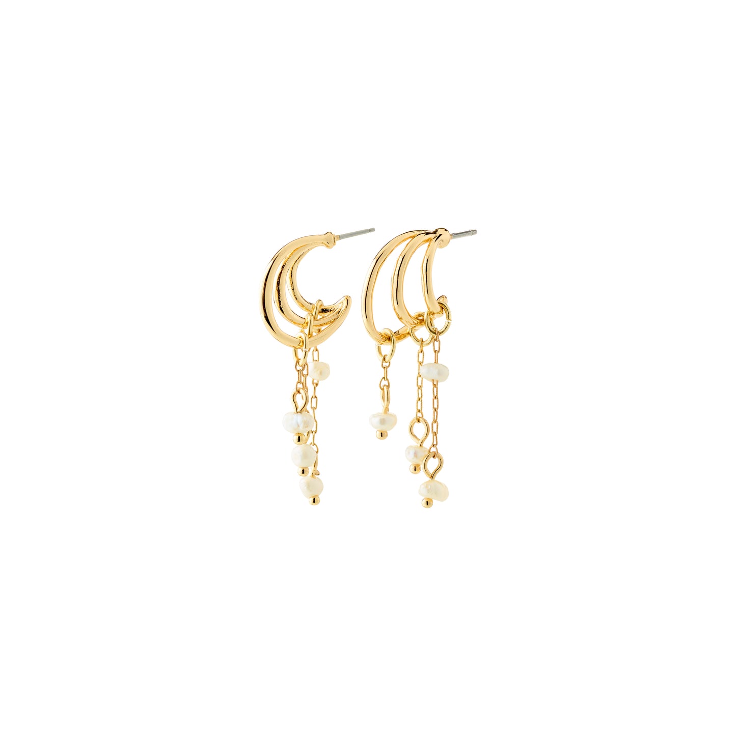 LUNITH earrings gold-plated