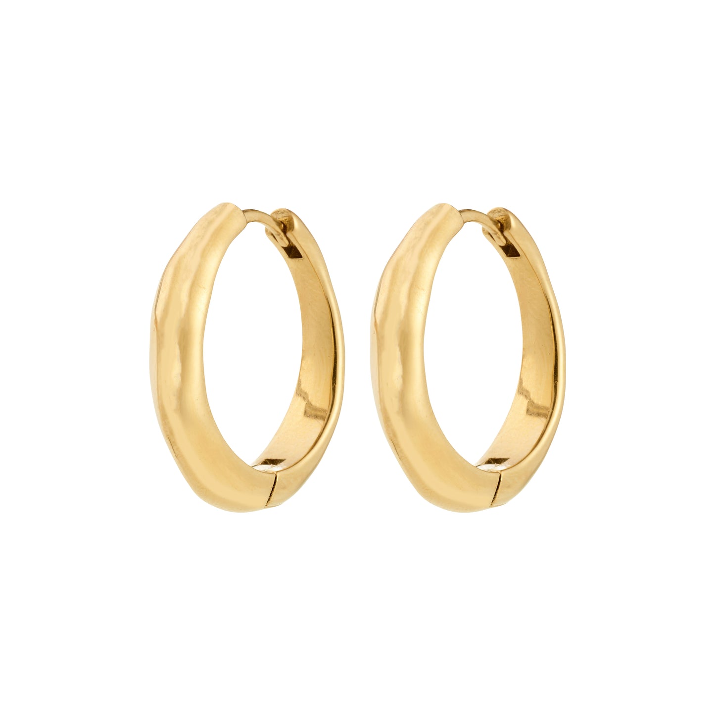 HARRISON hoops gold-plated