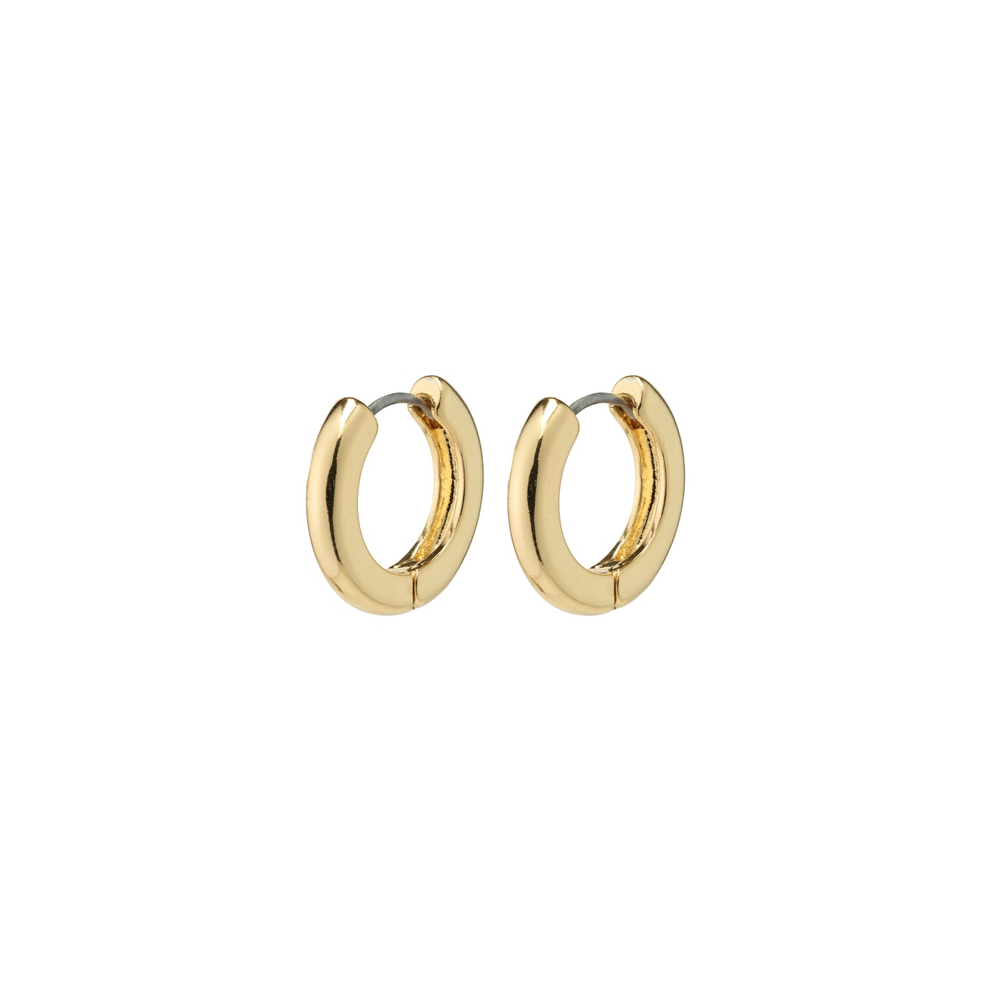 TYRA chunky hoop earrings gold-plated