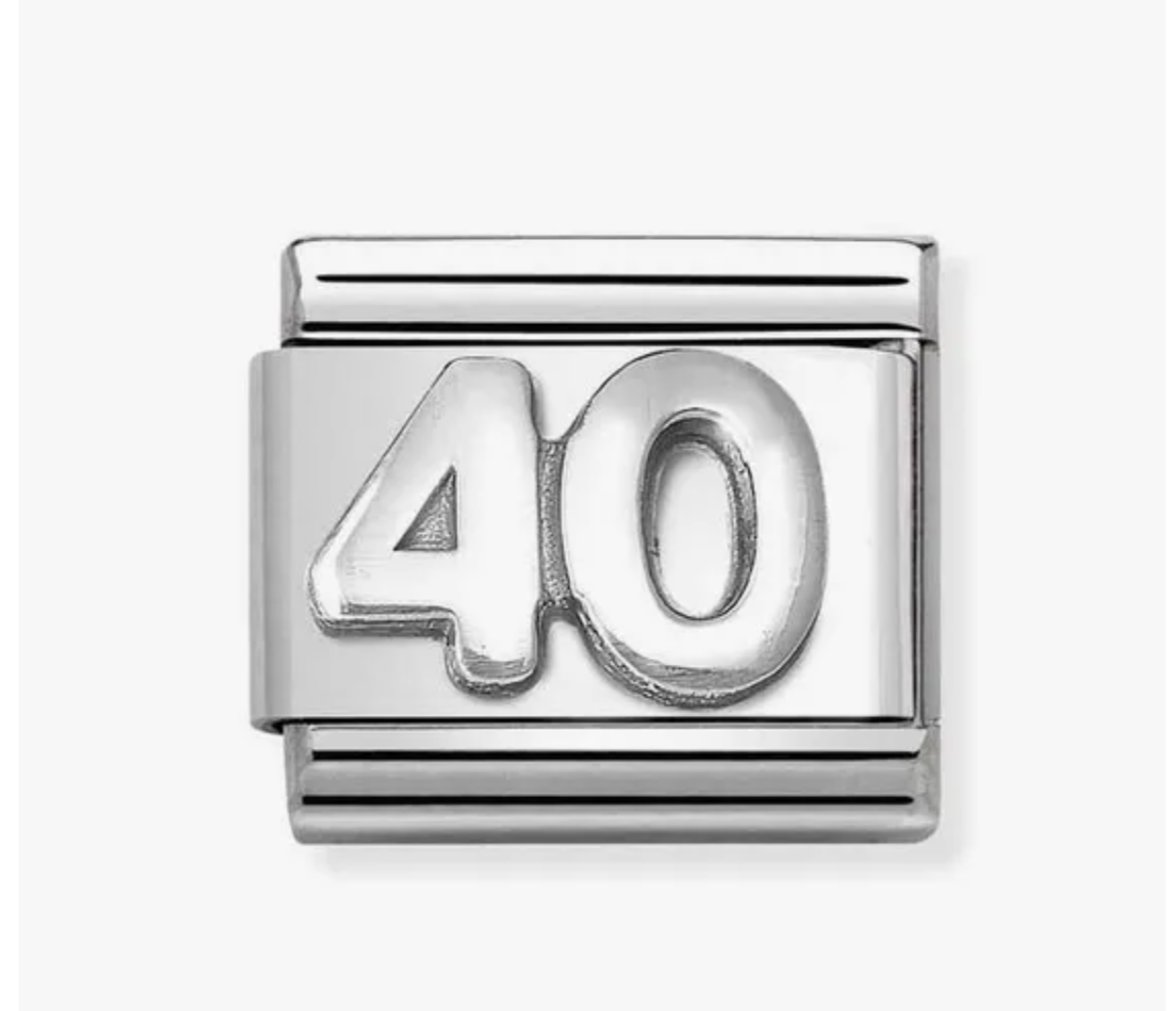 Nomimation charm Silver 40