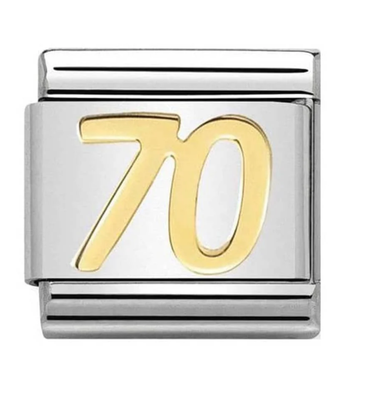 Nomimation plain gold number 70