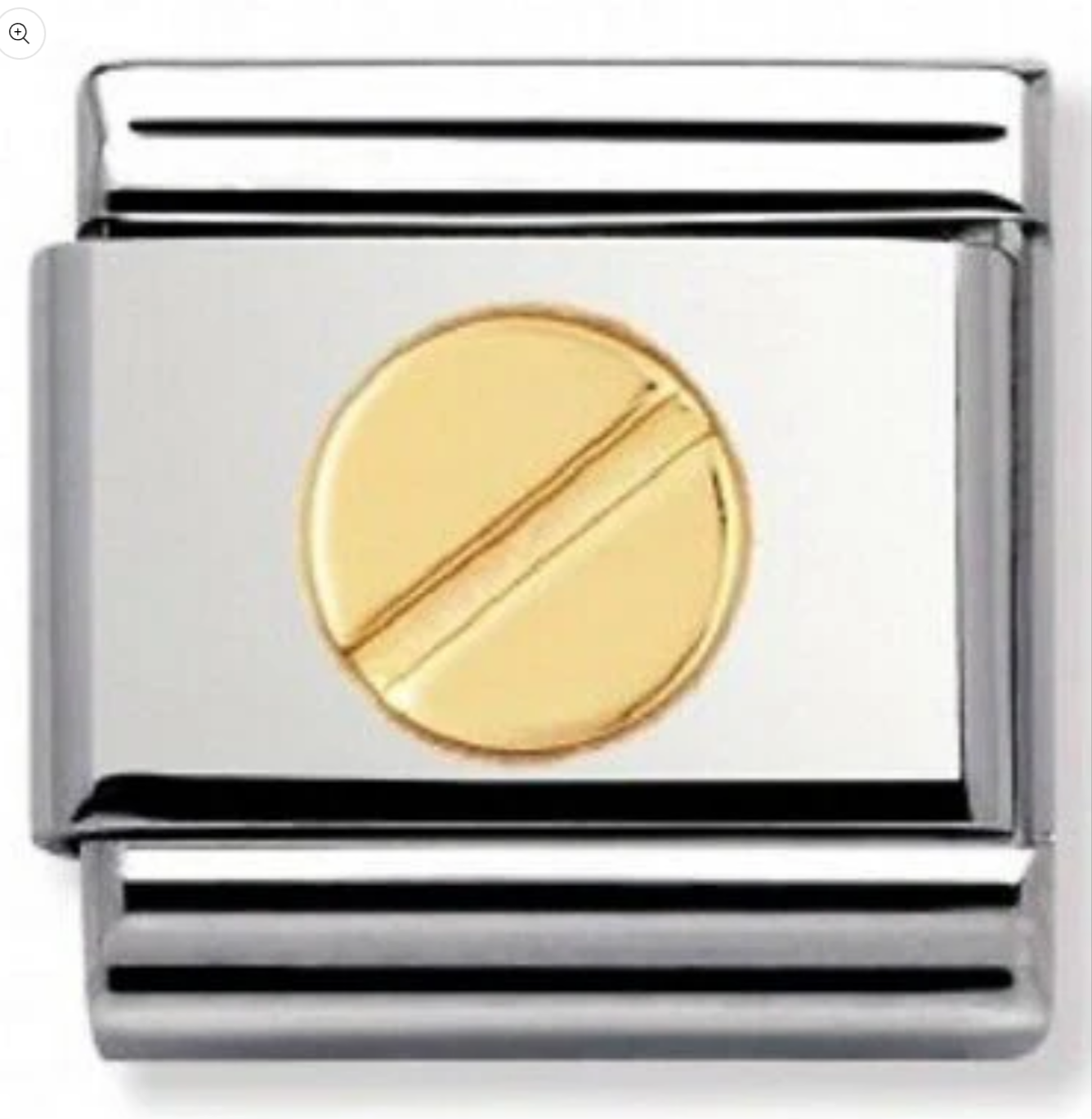 Nomimation plain gold screw