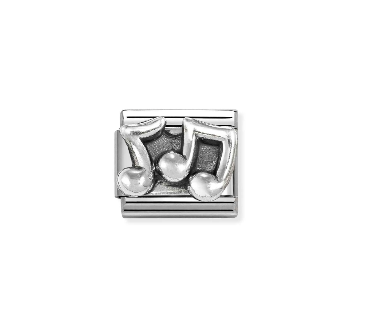 Nomination silver music notes