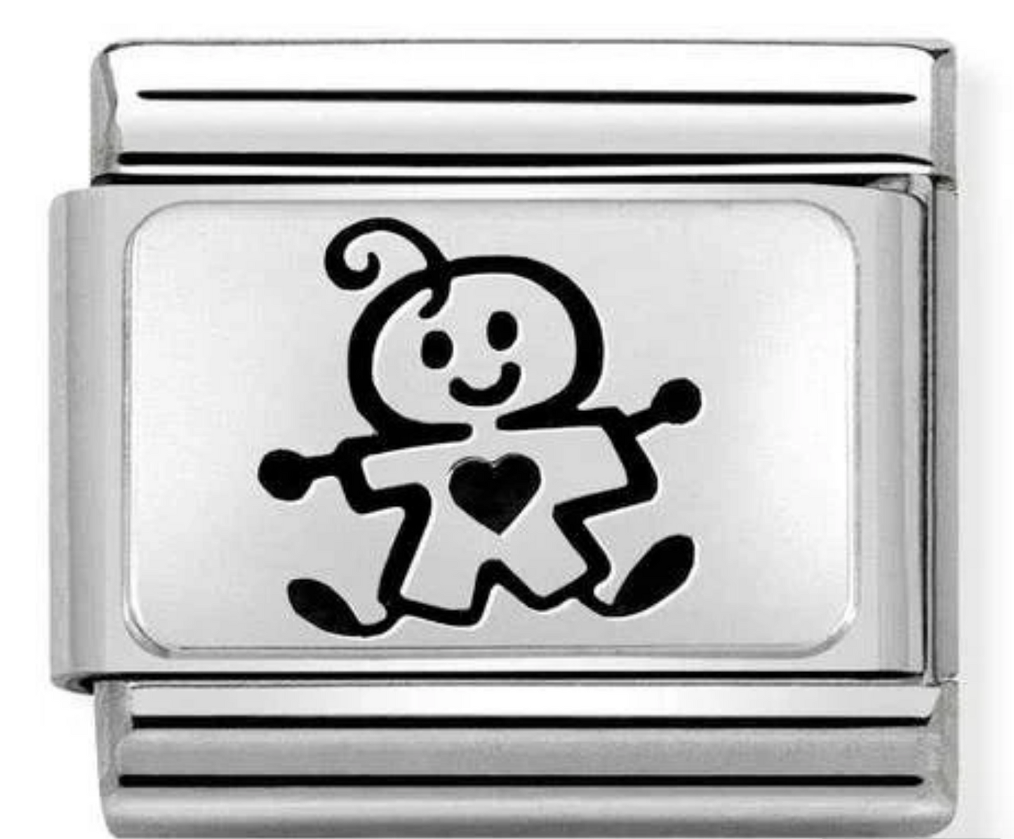 Nomination charm silver baby boy charm