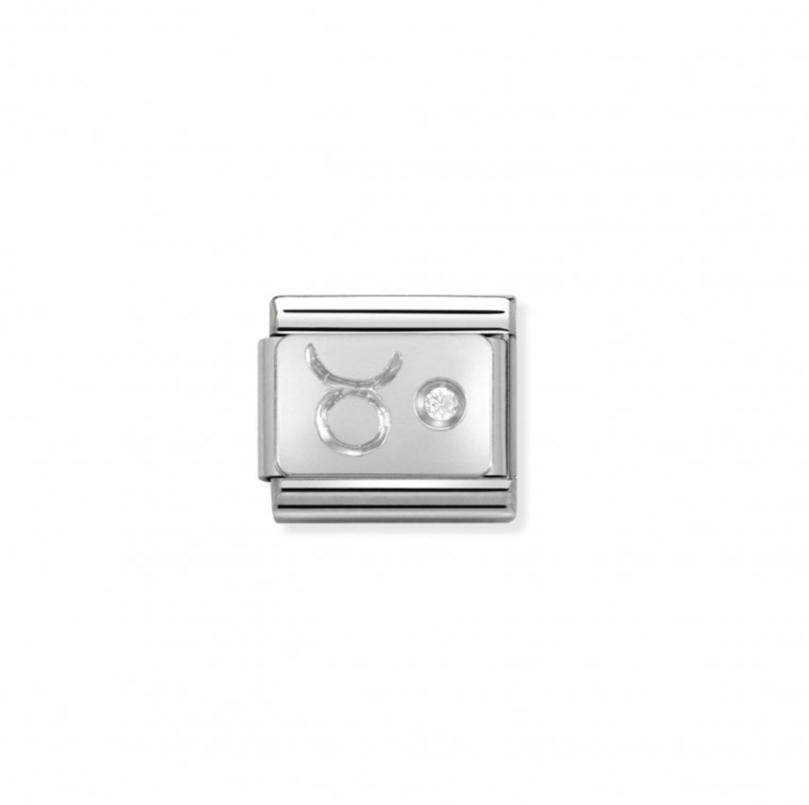 Nomimation charm Taurus horoscope with cz
