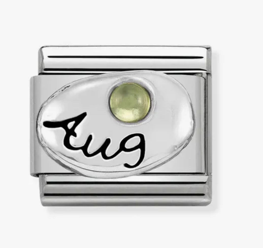 Nomination silver August birthstone