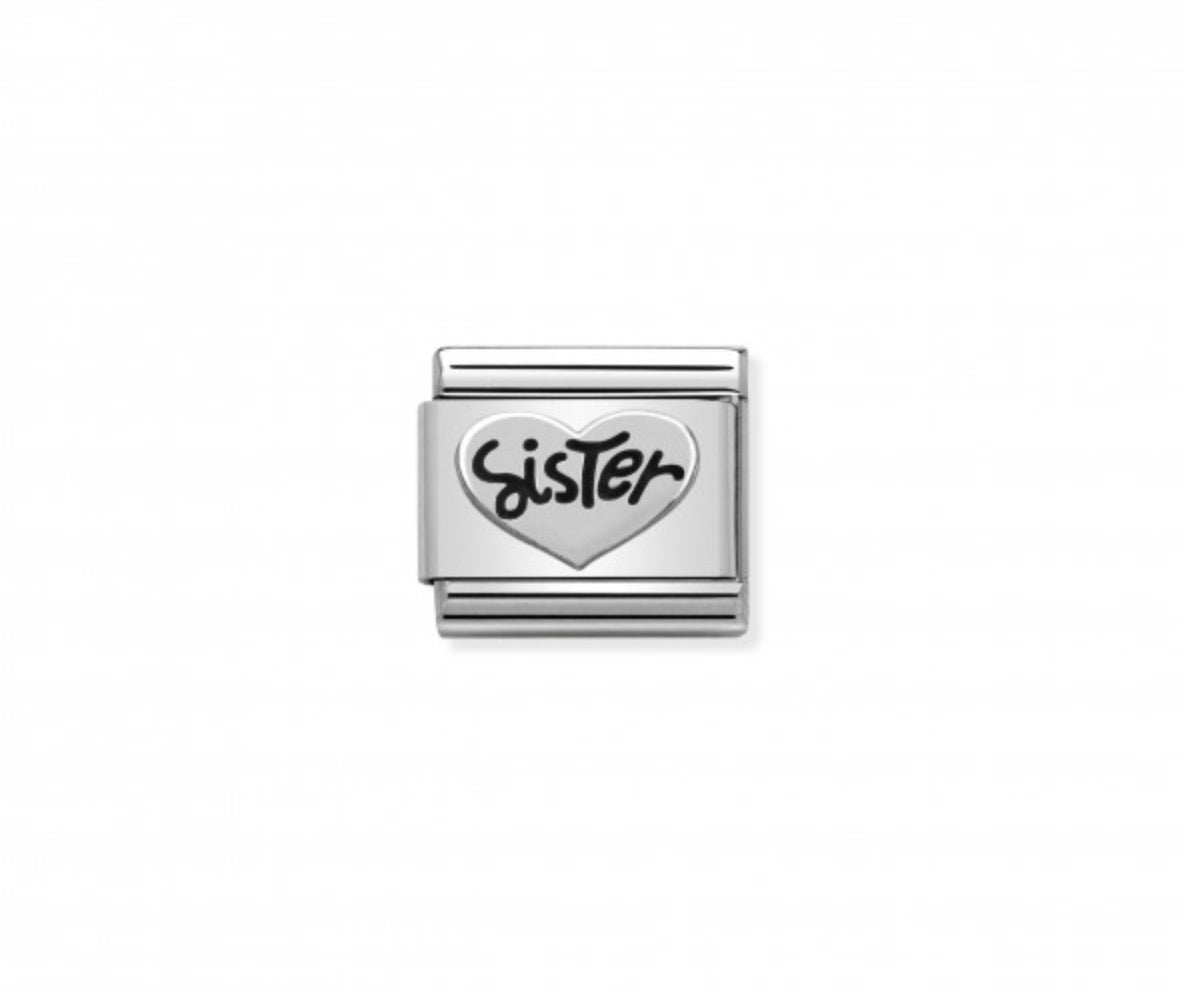 Nomination Sister in Heart charm