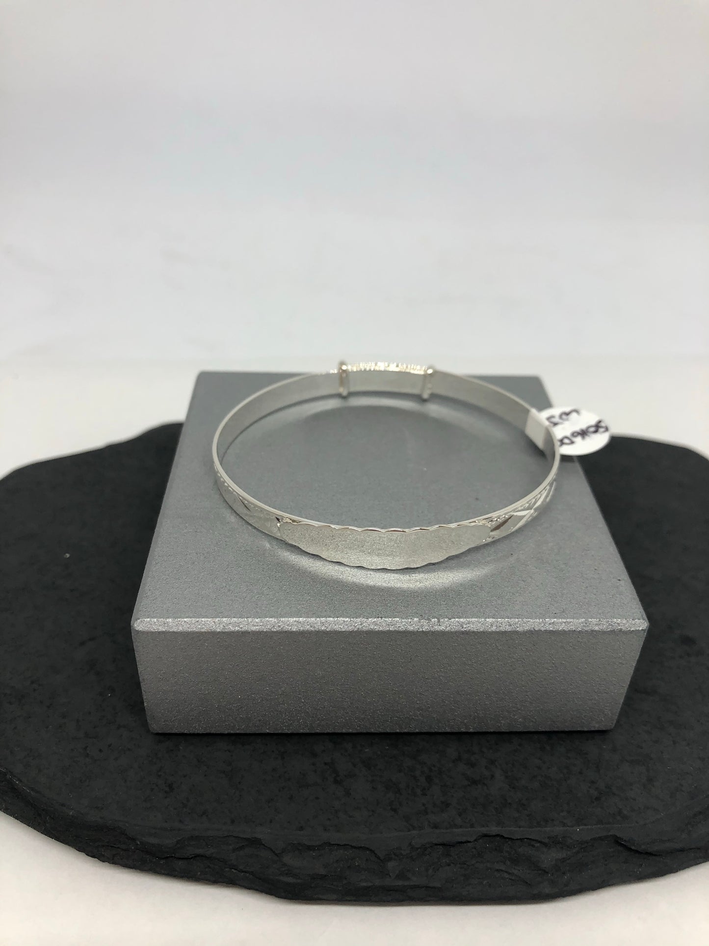 Sterling Silver Baby Bangle 03
