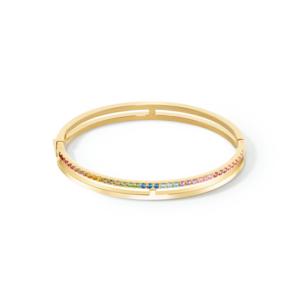 Eternal Unity bangle gold-rainbow (size 17)