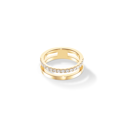 Eternal Unity Ring gold-crystal