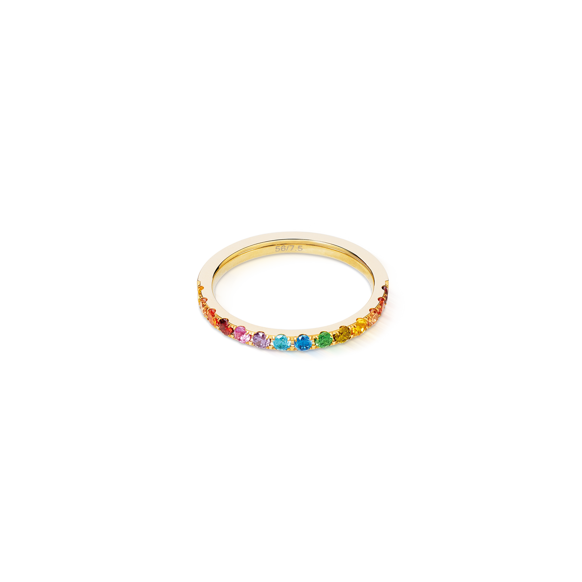 Eternal Love ring gold-rainbow (size 56)