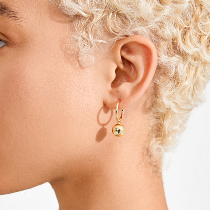 AIR hoop earrings gold-plated