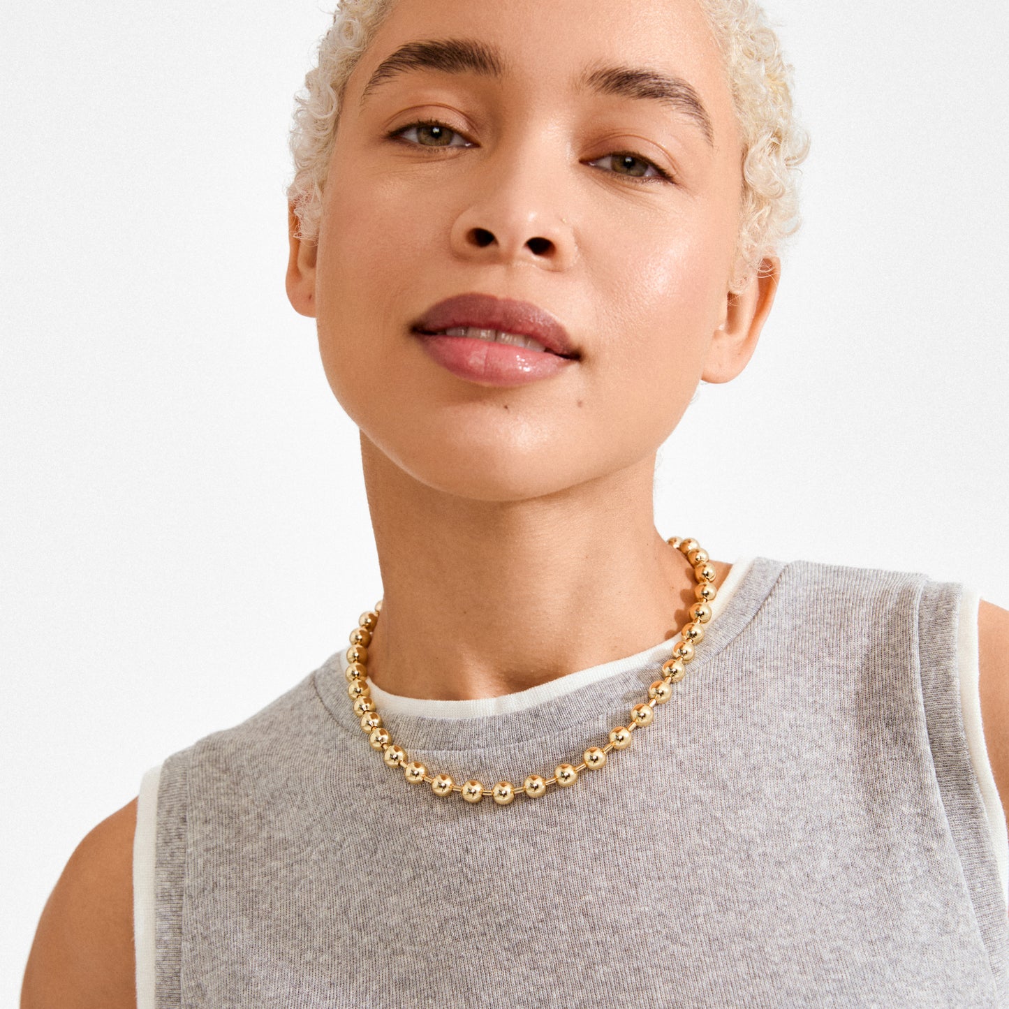 AIR necklace gold-plated