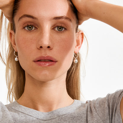 AIR hoop earrings silver-plated