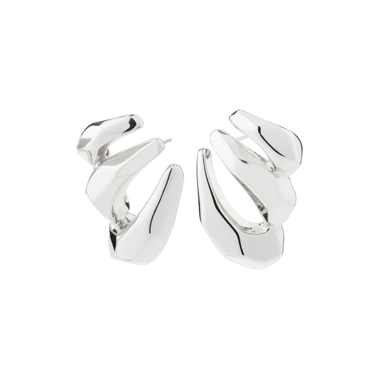 PRESENCE earrings silver-plated