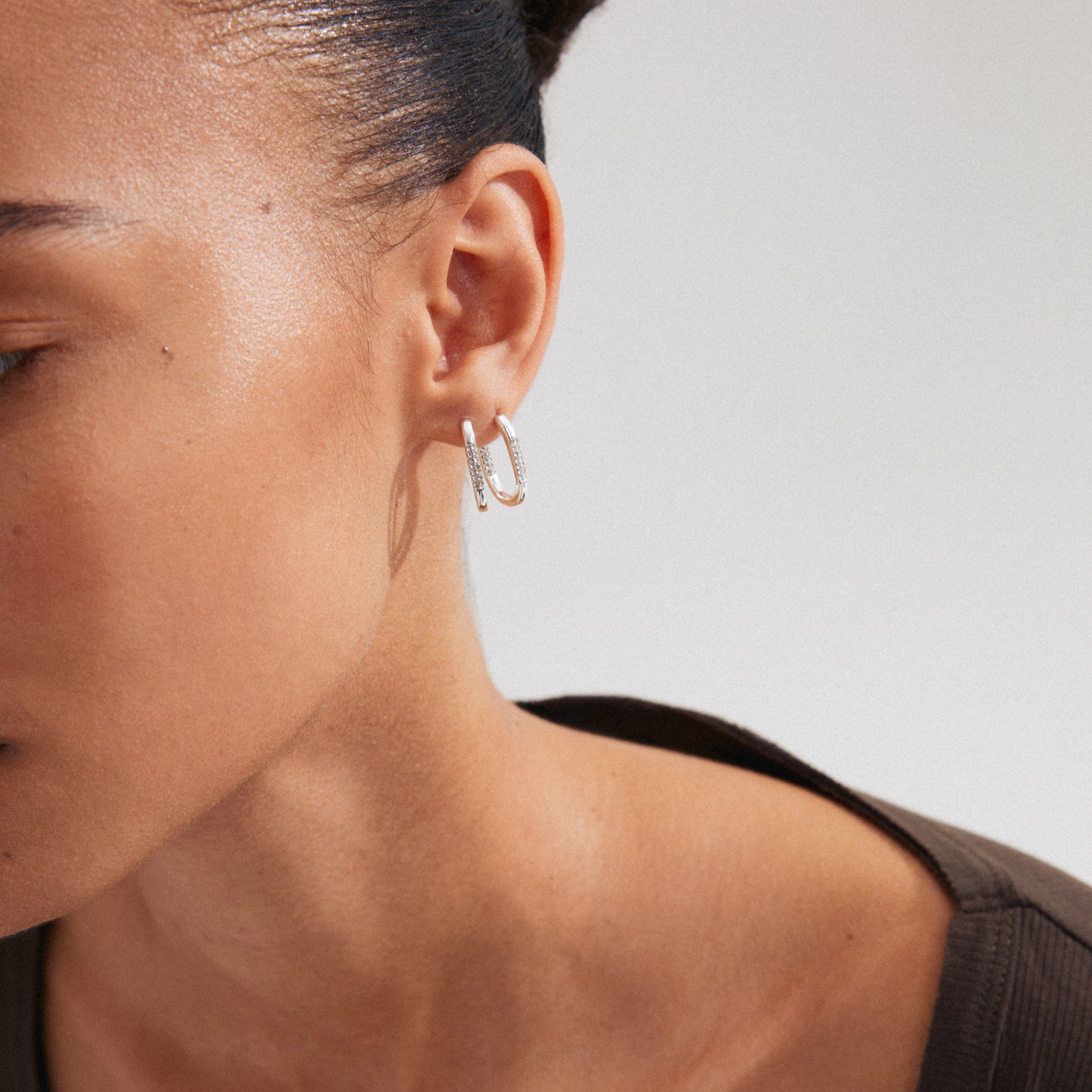 STAR hoops, silver-plated