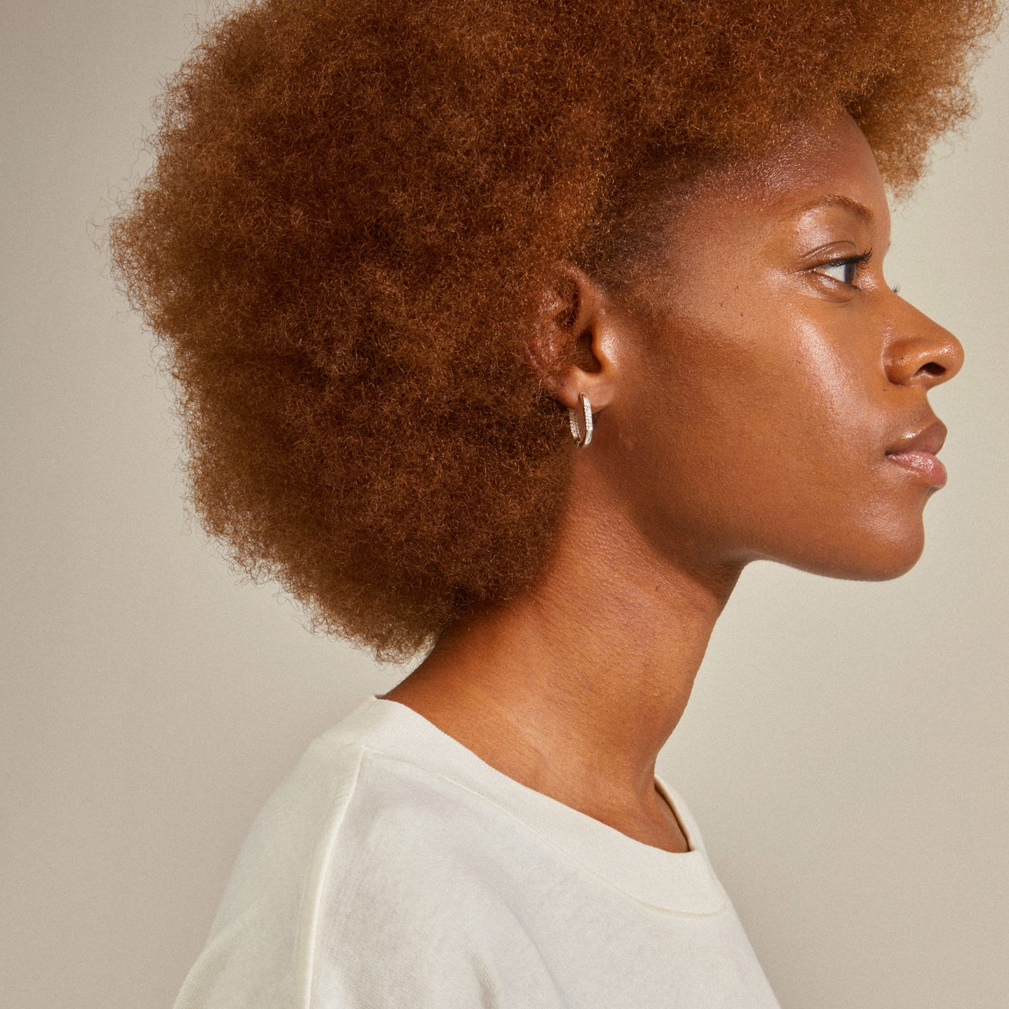 STAR hoops, silver-plated