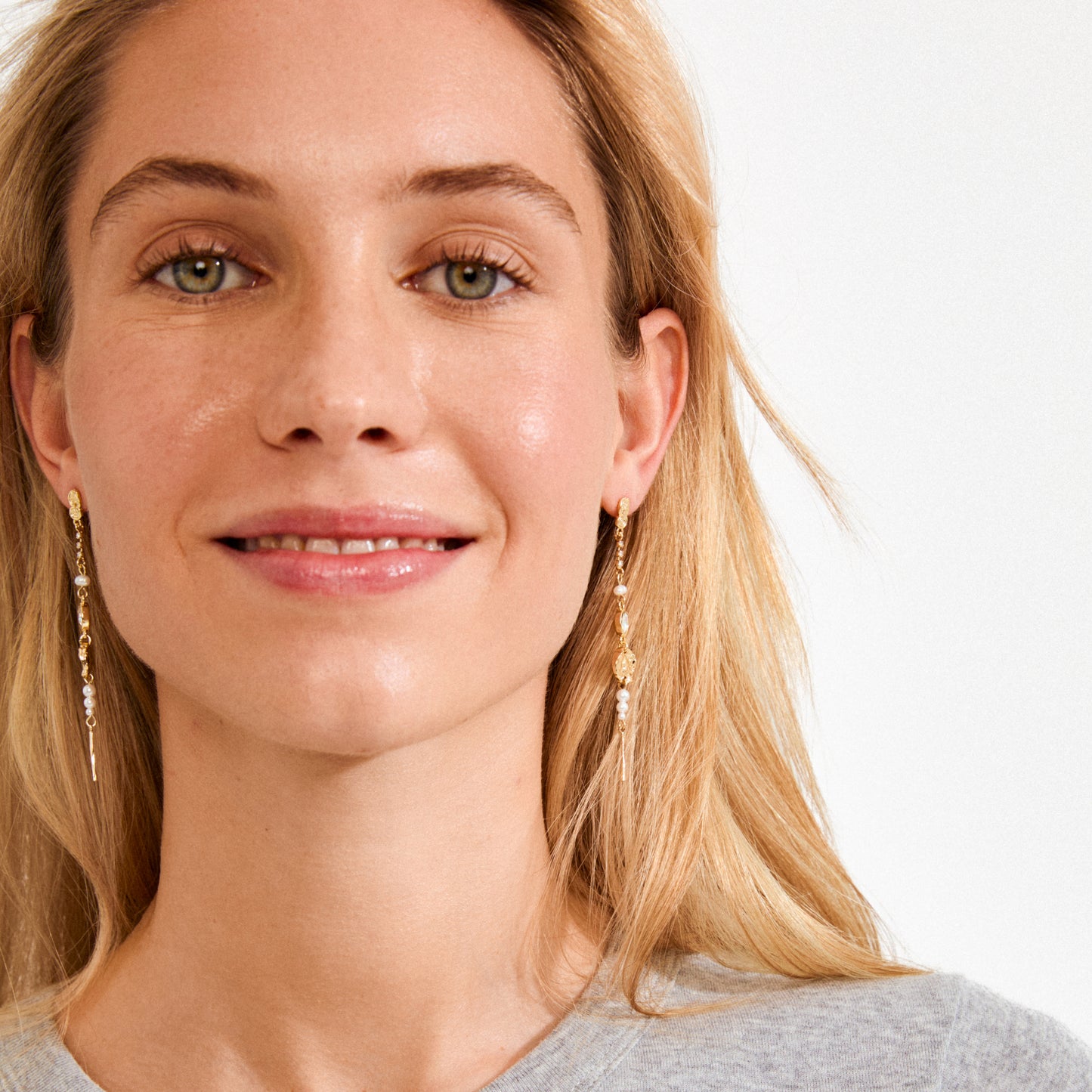 FIRE earrings gold-plated