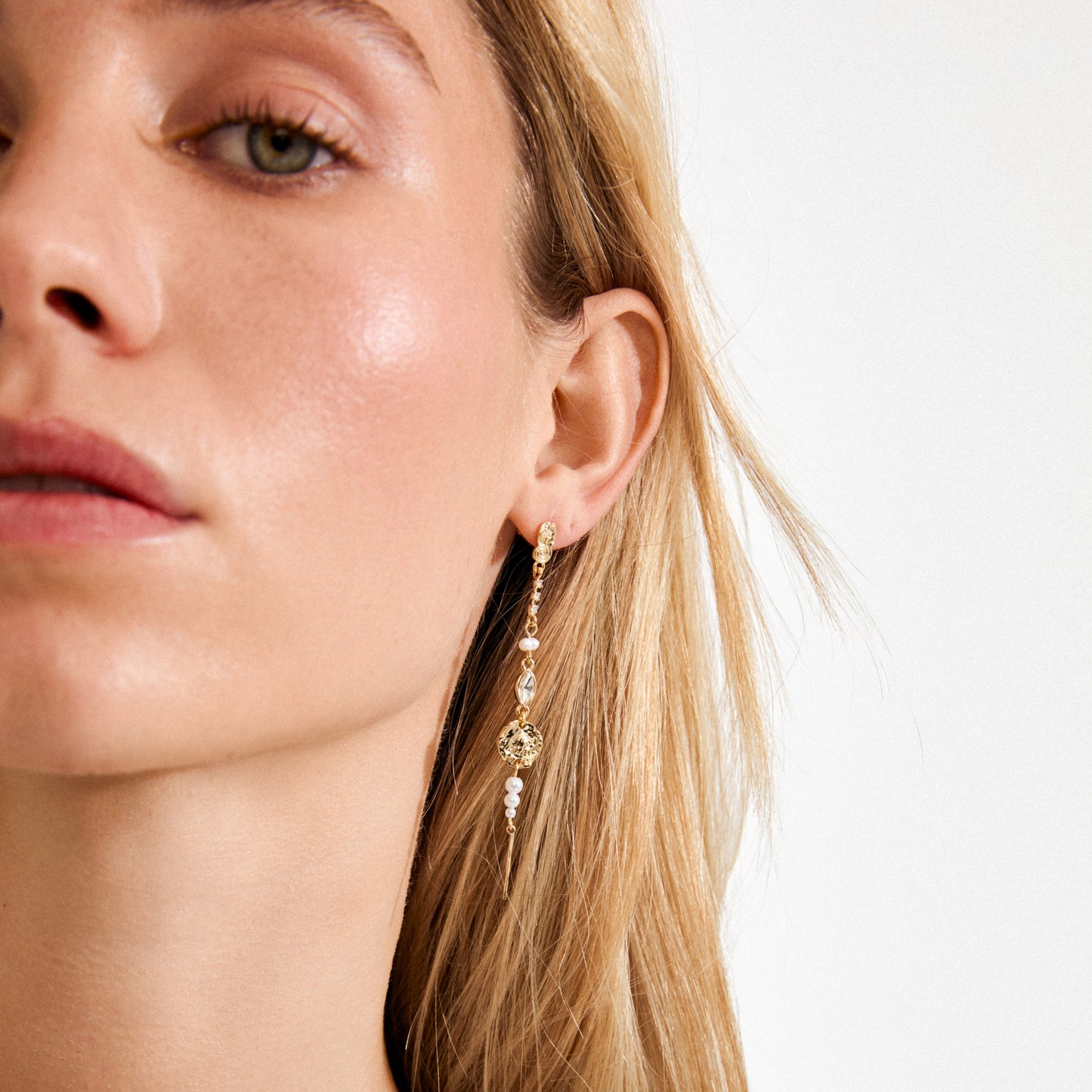 FIRE earrings gold-plated