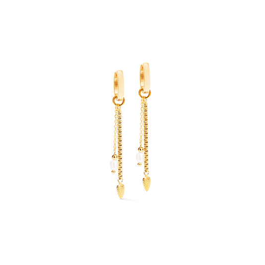 Earrings Serene Knot Chain gold