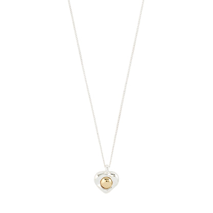 NOVA heart necklace silver-plated