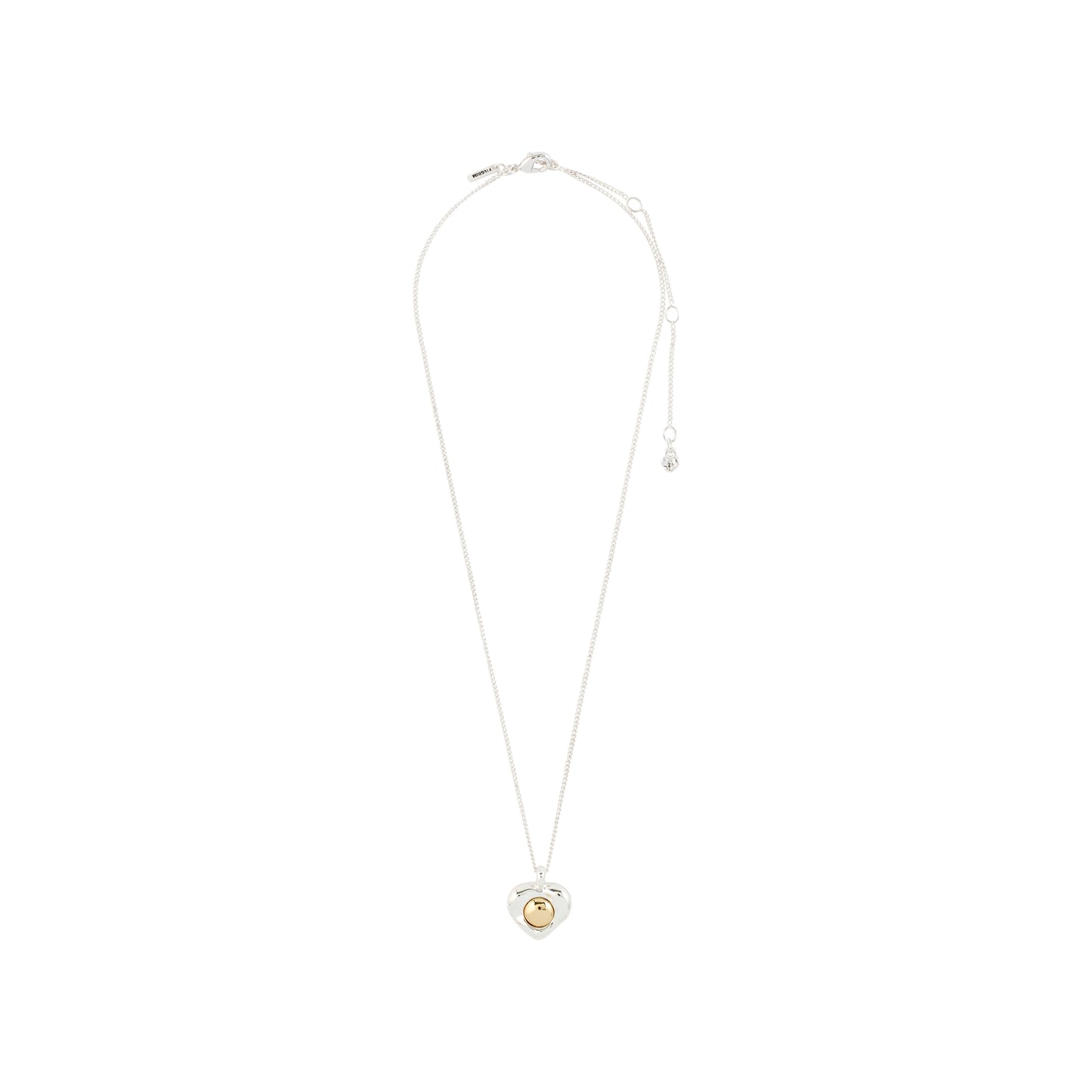 NOVA heart necklace silver-plated