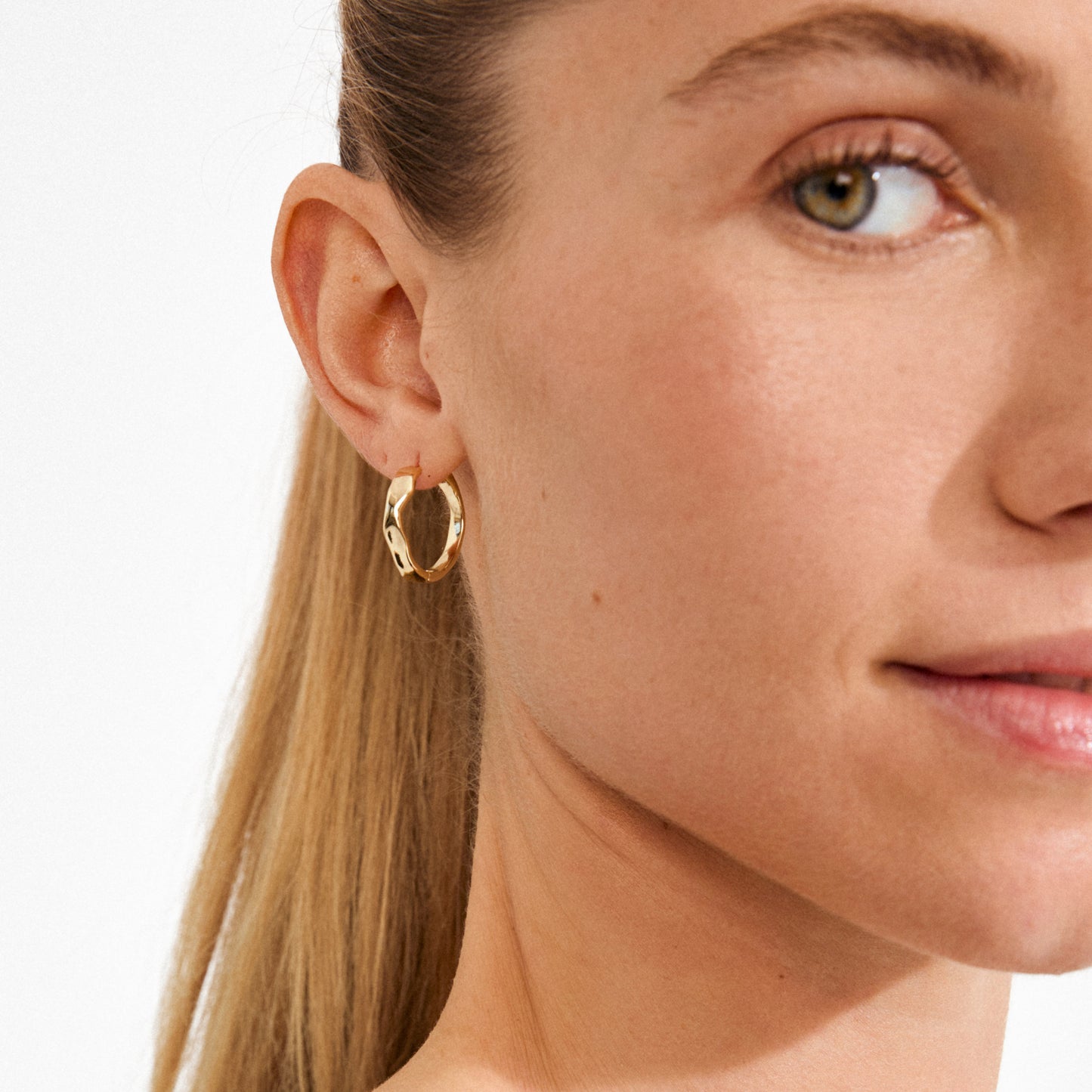 EMBER hoop earrings gold-plated