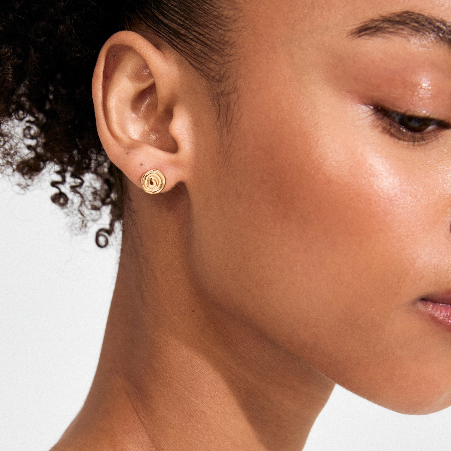 AIR earrings gold-plated