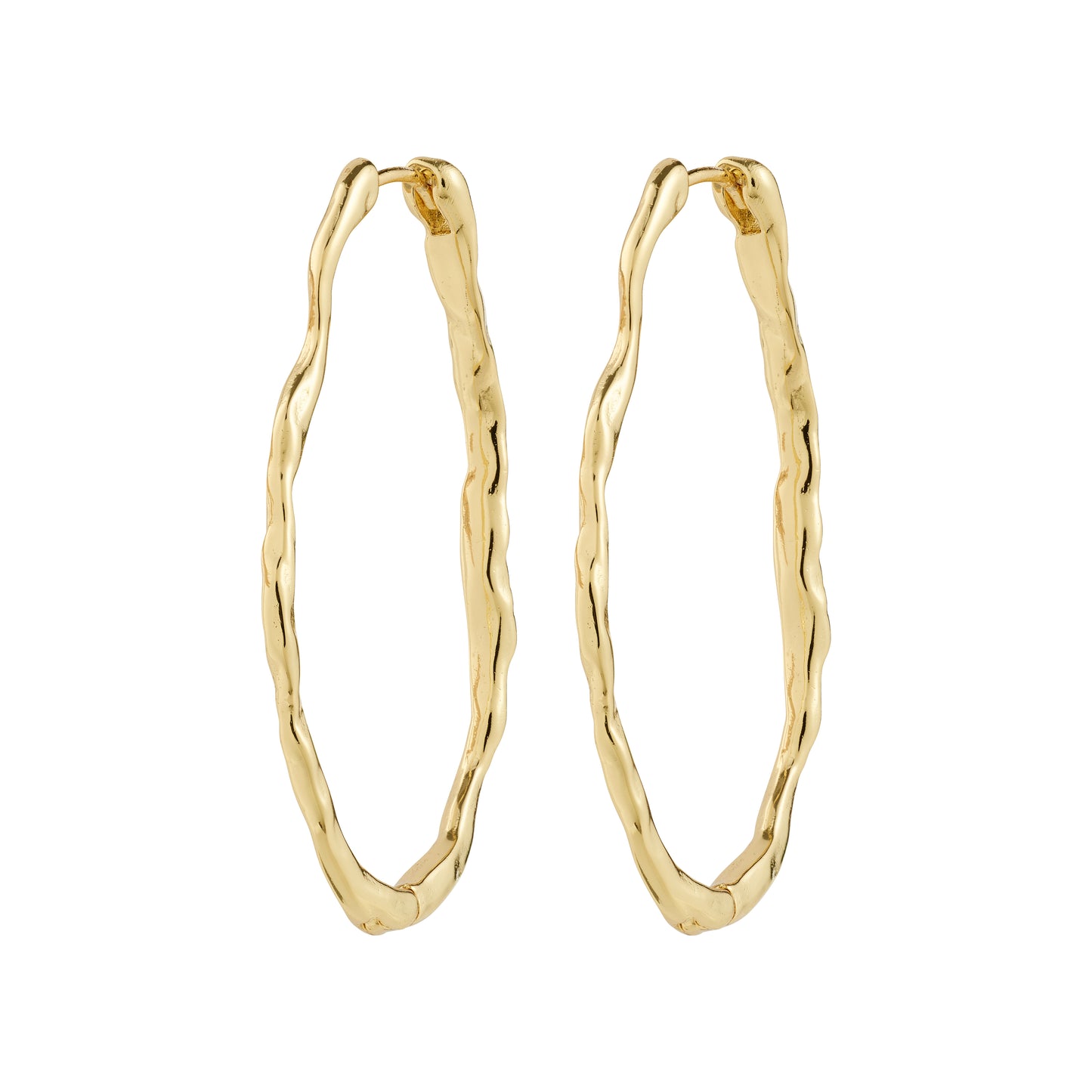TIMBER hoop earrings gold-plated