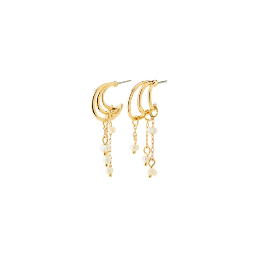 LUNITH earrings gold-plated