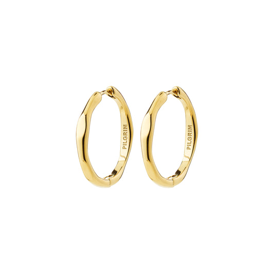 INNER hoop earrings gold-plated