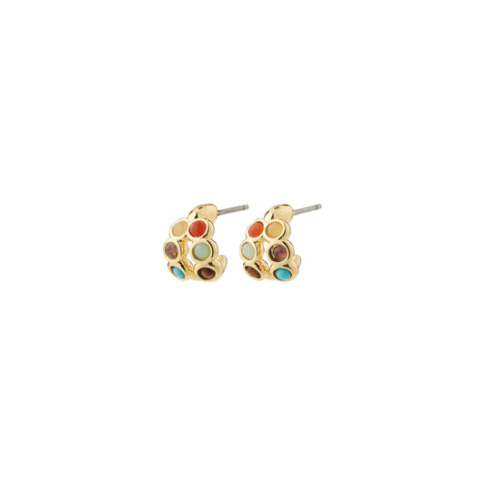 LONNIE earrings gold-plated/multi