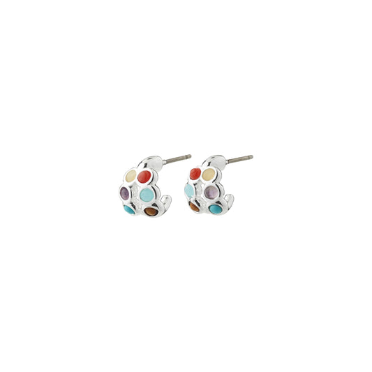 LONNIE earrings silver-plated/multi