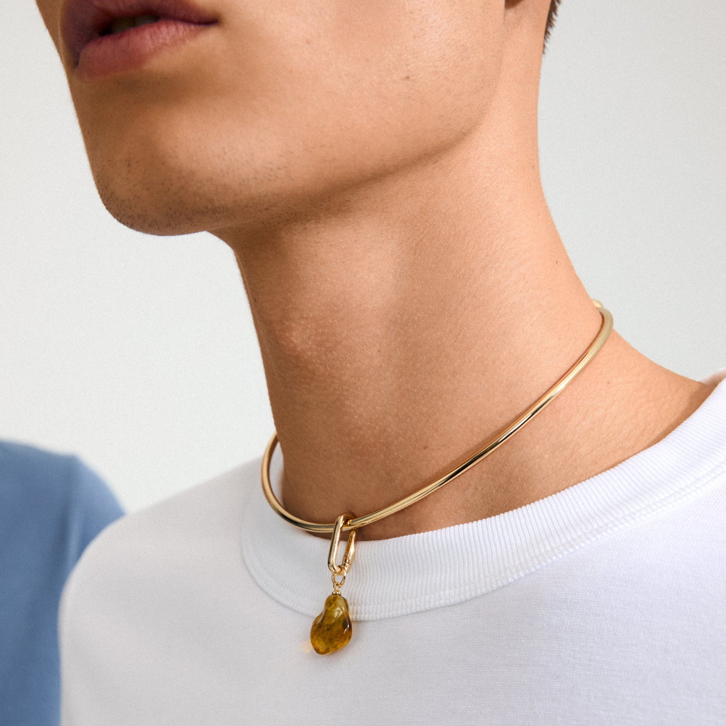 CHARM mold pendant, gold-plated