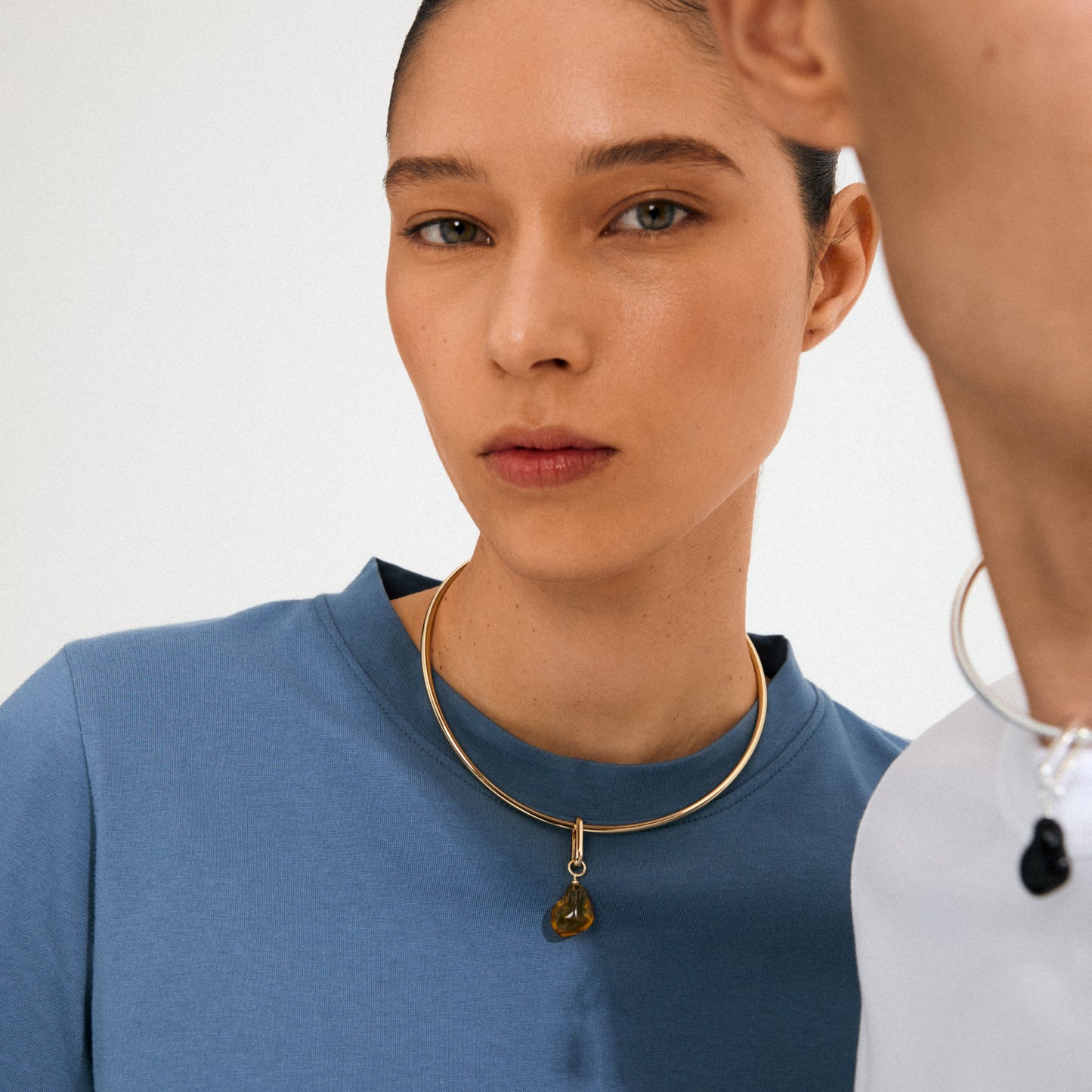 CHARM mold pendant, gold-plated