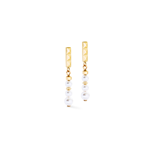 Earrings Princess Sunray gold-brown