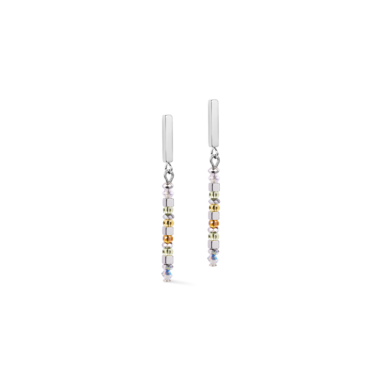 Earrings Fusion Offset Graphic green-petrol