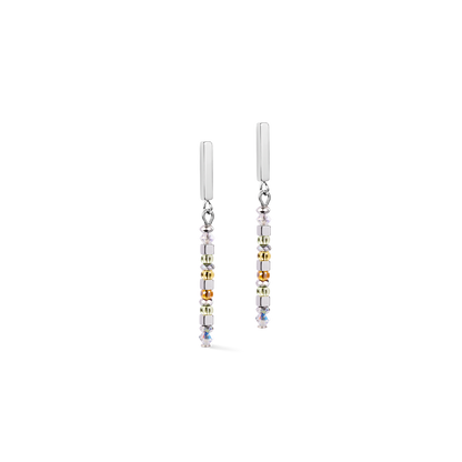 Earrings Fusion Offset Graphic green-petrol