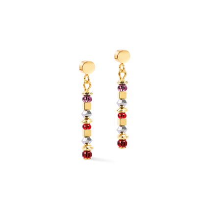 Earrings Golden Whisper brown-red