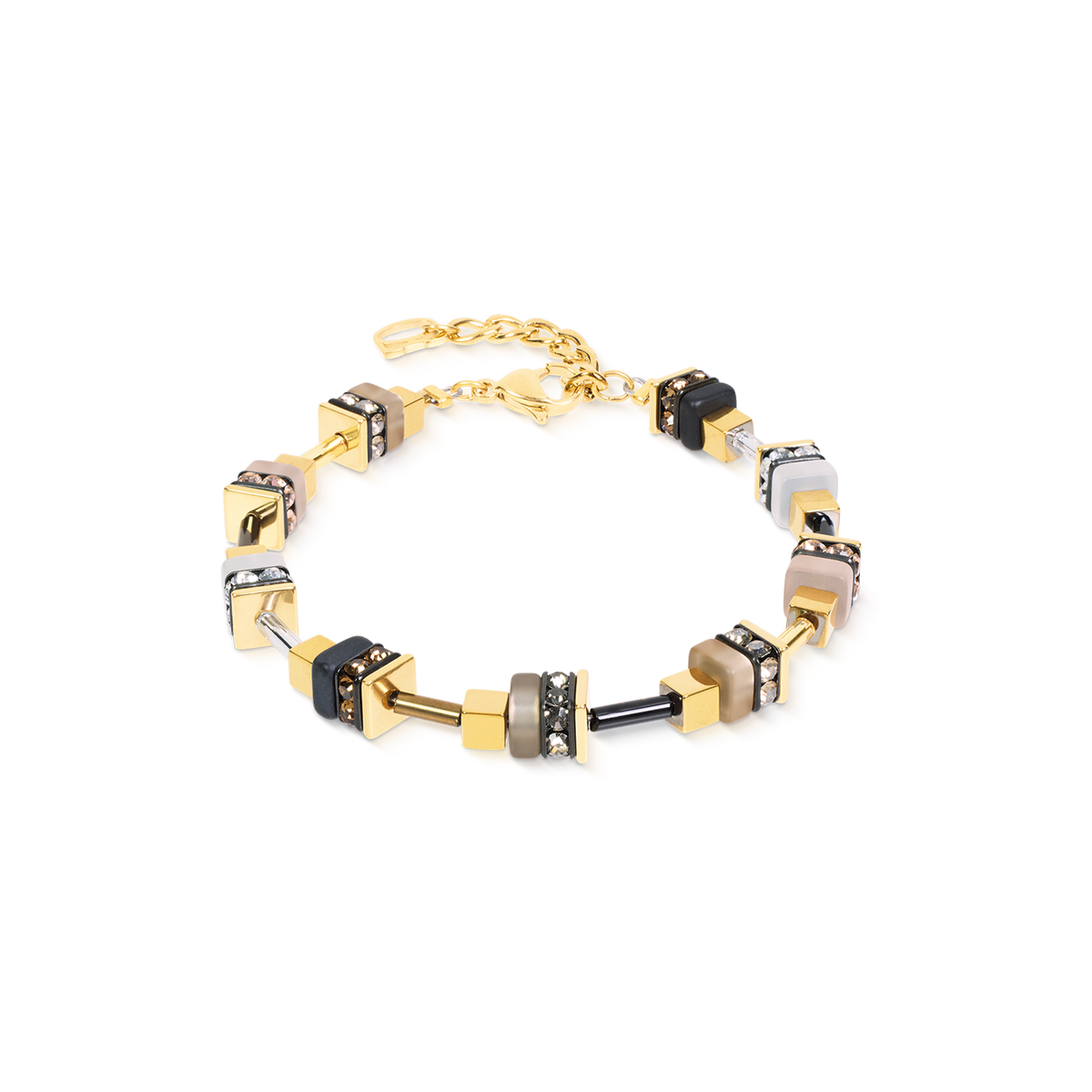 Bracelet Urban Nature Cube beige-gold