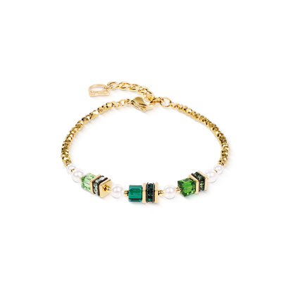 Bracelet Sparkling Princess gold-emerald