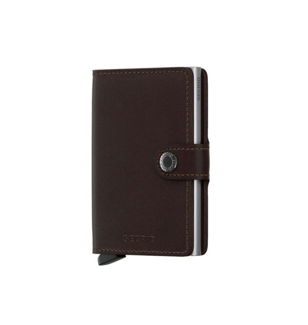 Secred mini wallet Original Dark Brown