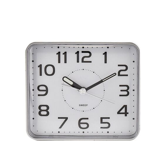 Hometime Black Alarm Clock- Dual Indiciating Light System