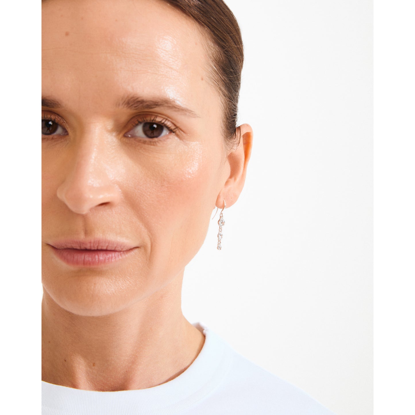 LUCIA crystal earrings silver-plated