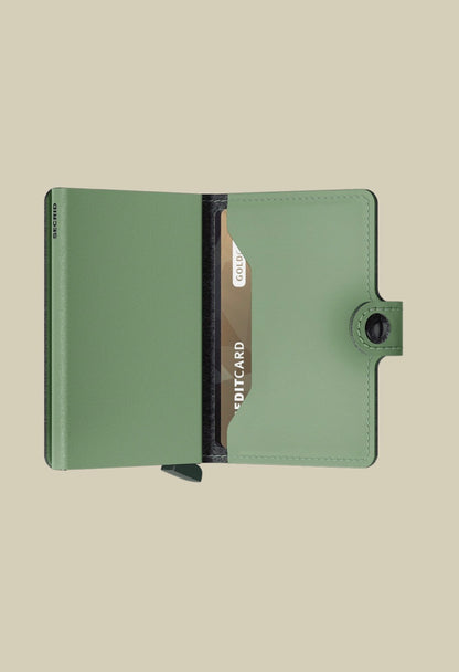 Secred mini wallet Pistachio