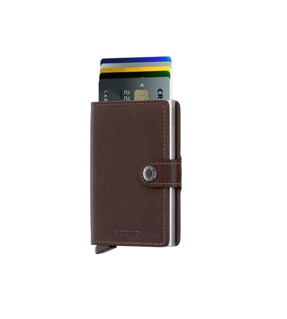 Secred mini wallet Original Dark Brown