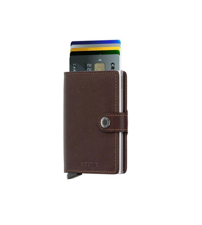 Secred mini wallet Original Dark Brown