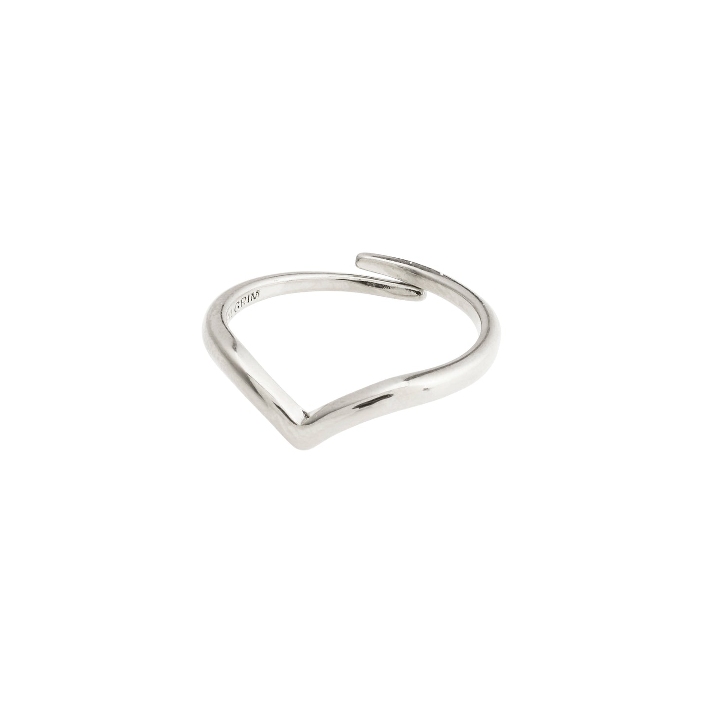 LULU stack ring silver-plated